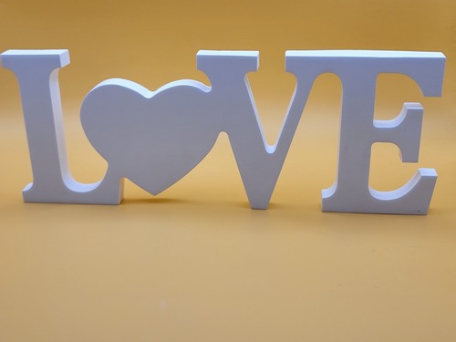 Love resin crete - love, sign