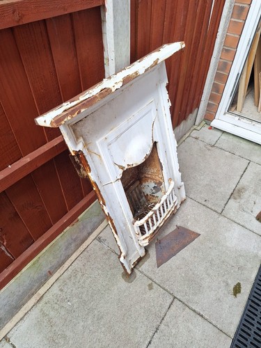 Cast iron fire surround - cast,