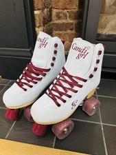 CANDI GRL CARLIN Unisex Quad Roller Skates - Slate Blue UK women’s size 6