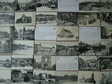 470 Standard size Black & White REPRO Postcards of FRANCE. Info on backs.