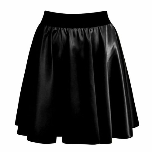Women black faux - faux, leather