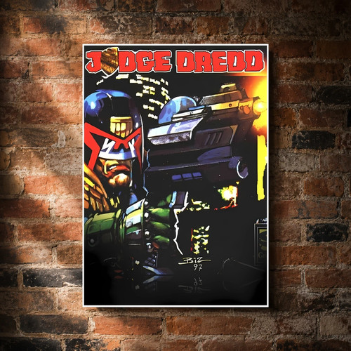 Judge dredd poster high - dredd,