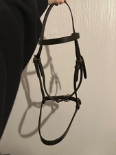 Soft leather native filly slip in hand show bridle pony - Havana 