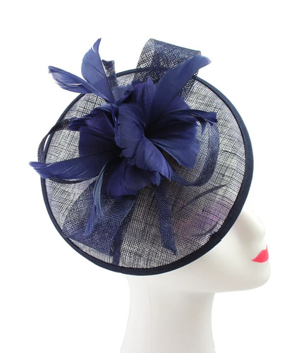 Flower feather hair - feather, hat