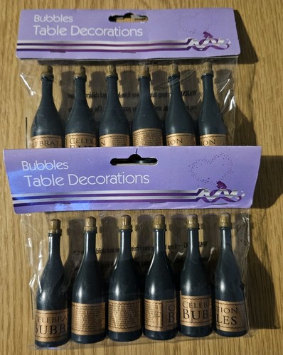 12x champagne bottle bubble - champagne,