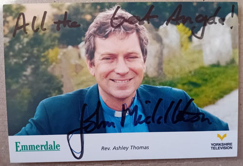 Original autographed emmerdale - original,