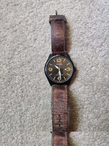 Pulsar watch mens black - watch,