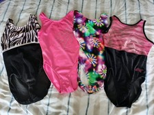 Girls pink Leotard Bundle CXL AXS 32" Alpha Factor Foxy's Snowflake & Melody