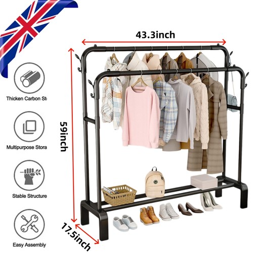 Clothes rail hanging - rail, garment