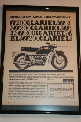 Ariel arrow 200cc motor - ariel,