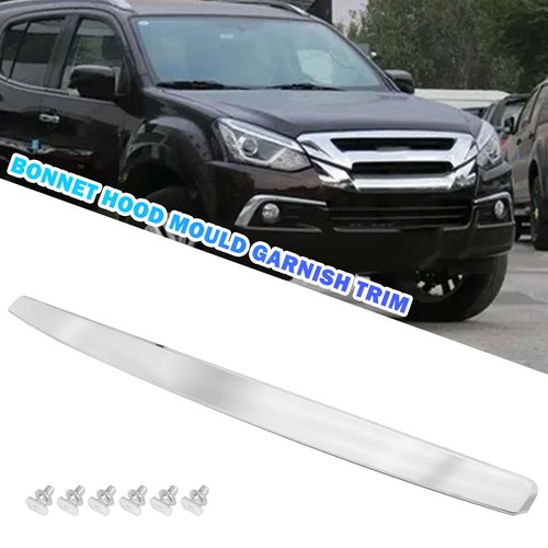 Silver front bonnet hood mould - silver,