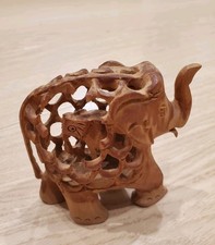 Hand Carved Vintage Open Wood