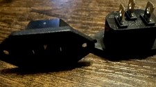 Pin male chassis socket - 2x,