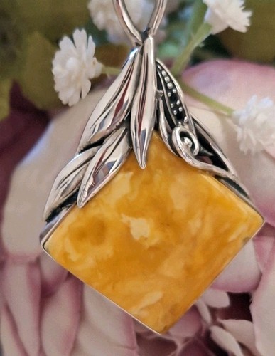 Spectacular baltic amber 925 - spectacular, amber,925