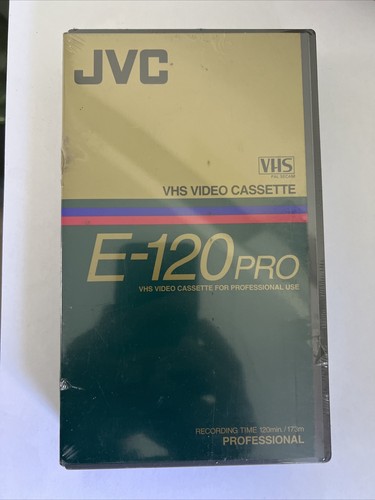Jvc vhs video casdette - vhs, e-120