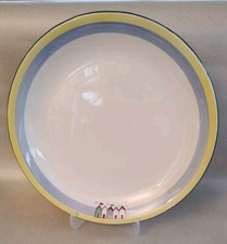 Poole Pottery Beach Huts Dinner Plate 10.75"