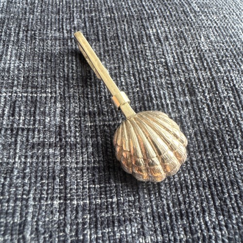 Sterling silver shell napkin - silver,