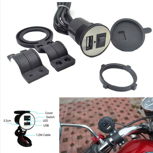 Motorcycle usb charger kit - usb,