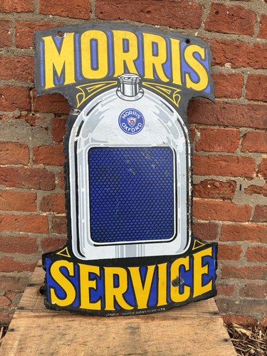 Rare morris enamel sign - rare,