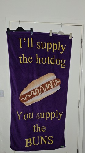 Hotdog beach towel creative - beach,