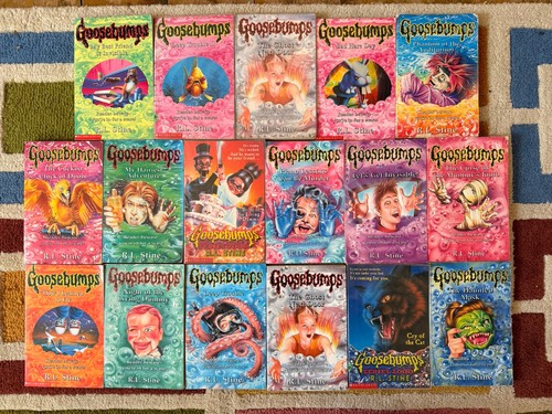 17x vintage goosebumps books - goosebumps,