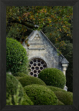 Stone chapel garden - stone, framed