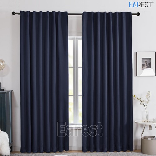 2pcs blackout curtains thermal - 2pcs,