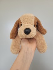 GIFTWORKS PLUSH PALS BROWN & TAN PUPPY DOG BEIGE FLUFFY PLUSH TOY