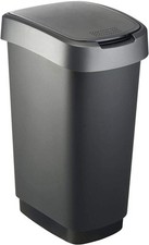 Waste bins with - bins, hinged