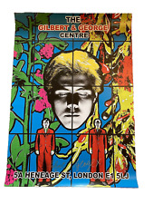 Gilbert & George signed Sleepy poster