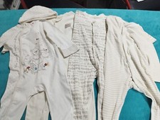 Unisex Baby Sleepsuit x4, age 12-18 mths 