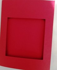 Aperture Cards Deep Red Linen