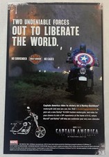 2011 Harley Davidson ad page ~ CAPTAIN AMERICA THE FIRST AVENGER