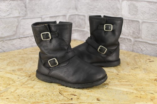 Kids unisex black leather - kids,