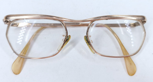 Vintage 1960s gold - gold, rimmed