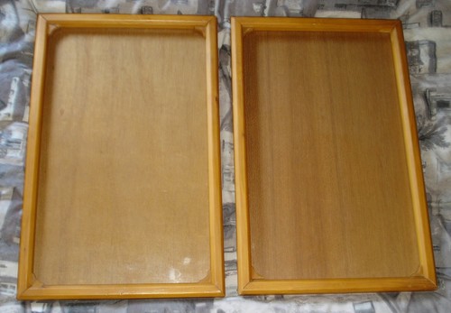 Vintage solid natural wood - solid,