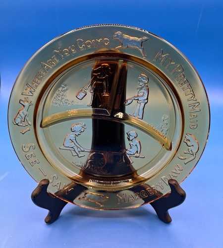 Amber glass see saw - see-saw, margery