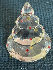 Beautiful Swarovski Crystal Christmas Tree. VGC No Box