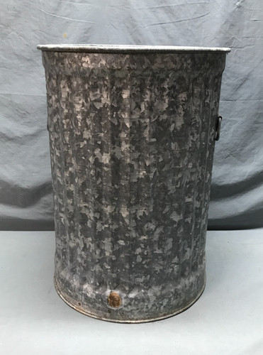 Vtg tall galvanized - galvanized, metal