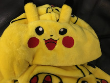 Pokemon Yellow Pikachu ONESIE All In One Jumpsuit Unisex Kids  13-14  XMAS GIFT