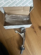 Bristan Club High Neck Sink Pillar Tap Chrome Plated with Metal Head C HNK C MT