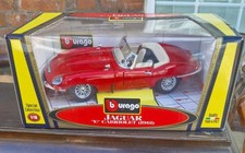 Burago Jaguar E Cabriolet 1961