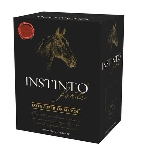 Red wine instinto forte - wine, 5l