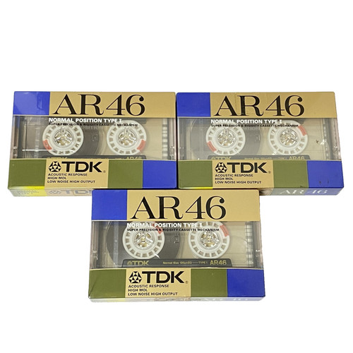 Tdk blank cassette tapes ar46 - cassette,