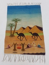 Vintage Traditional Handcrafted Egyptian Kilim Rug for Home Décor 117x87 cm
