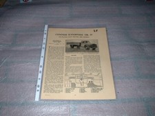 COMMER SUPERPOISE MK 4 MOTOR TRADER SERVICE INFORMATION SHEETS. FREE U.K. POST