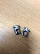 Bsa Goldstar Clip On Handle Bar Cable Adaptor Nipples Pair 42-8678 Nos 