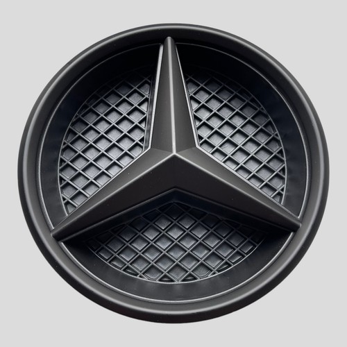 Mercedes matt black front - mercedes,