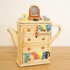 Swineside England Ceramics Chest of Drawers Teapot