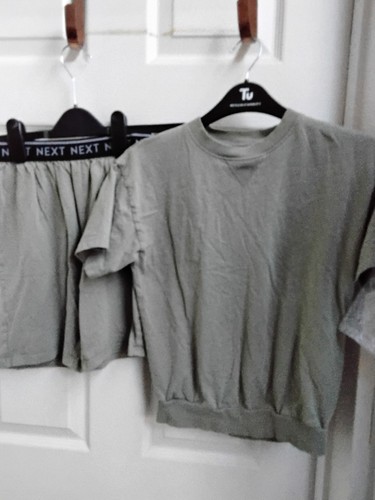 Next shirt and shorts - pj's,